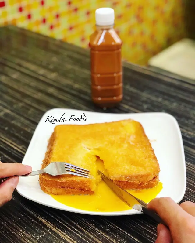 奶黃流心西多士