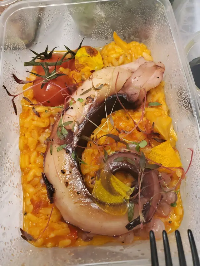 香燒八爪魚意大利飯