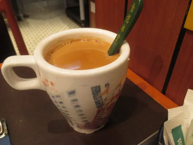 杯熱奶茶好飲。
