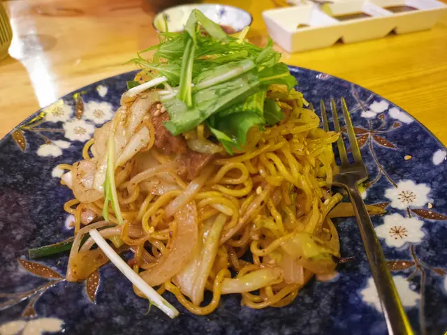 鐵板燒野菜炒拉麵