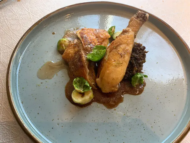 Ma Wong chicken leg, foie gras pepper sauce