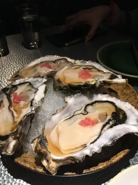 oyster with yuzu ponzu (2 PC)