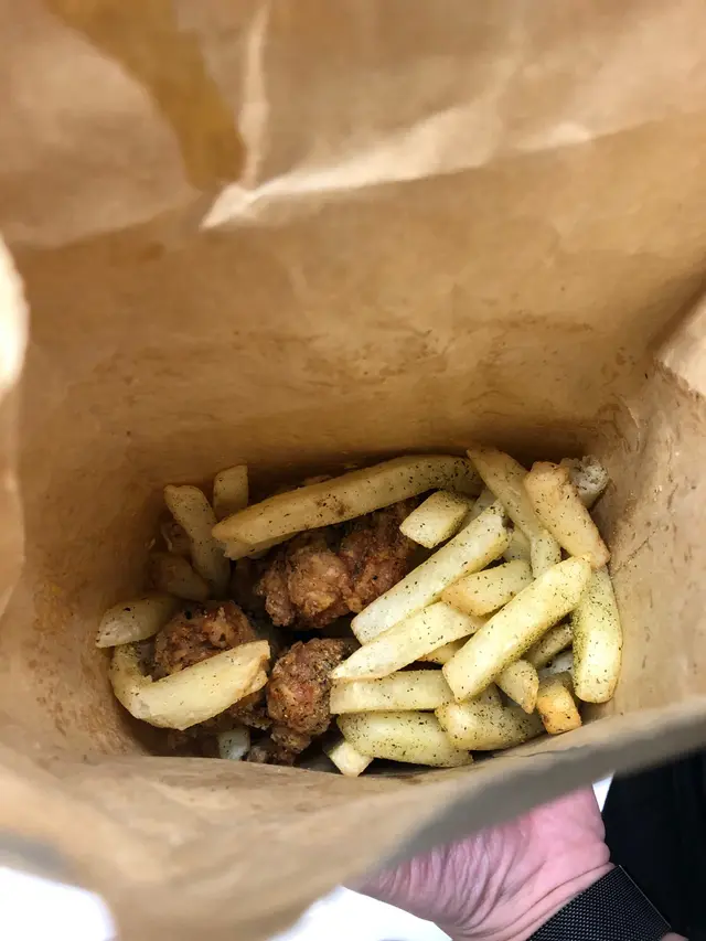 薯條好淋唔上粉