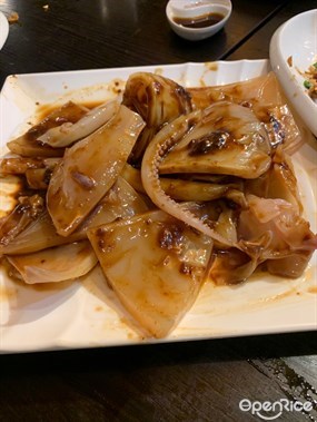 冰火魷魚，第一次食呢類餸，值得推介 - 荃灣的金河餐廳小厨