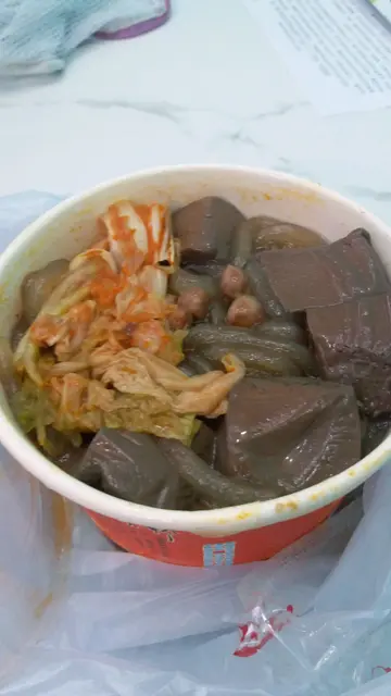 酸辣粉加豬紅
