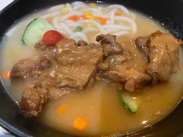 沙嗲猪骨汤乌冬