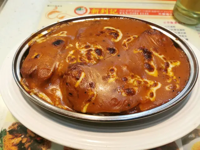 香草汁焗牛脷飯