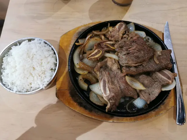 
韓式鐵板牛仔骨飯