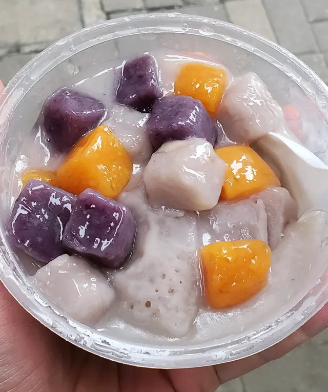 飽肚感十足,三色圓好煙韌,好食。