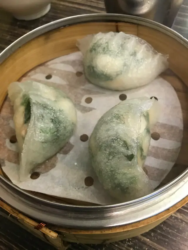 鮮蝦菜苗餃