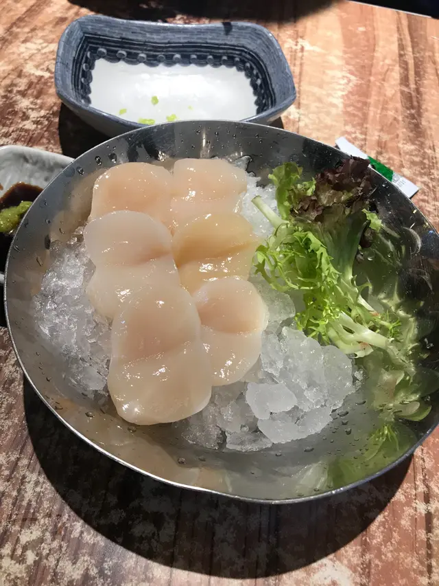 鮮帶子刺身