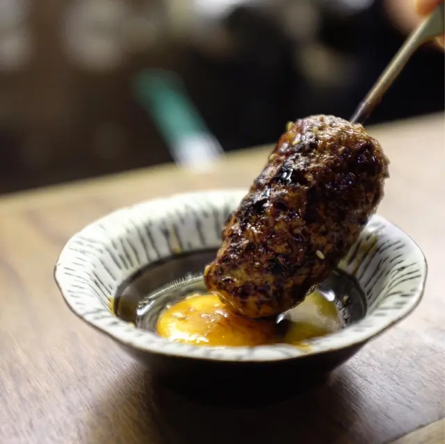 免治雞肉棒配日本初生蛋 