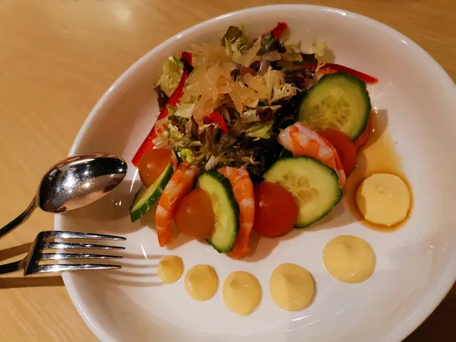 海蝦柚子蘋果醋伴沙律