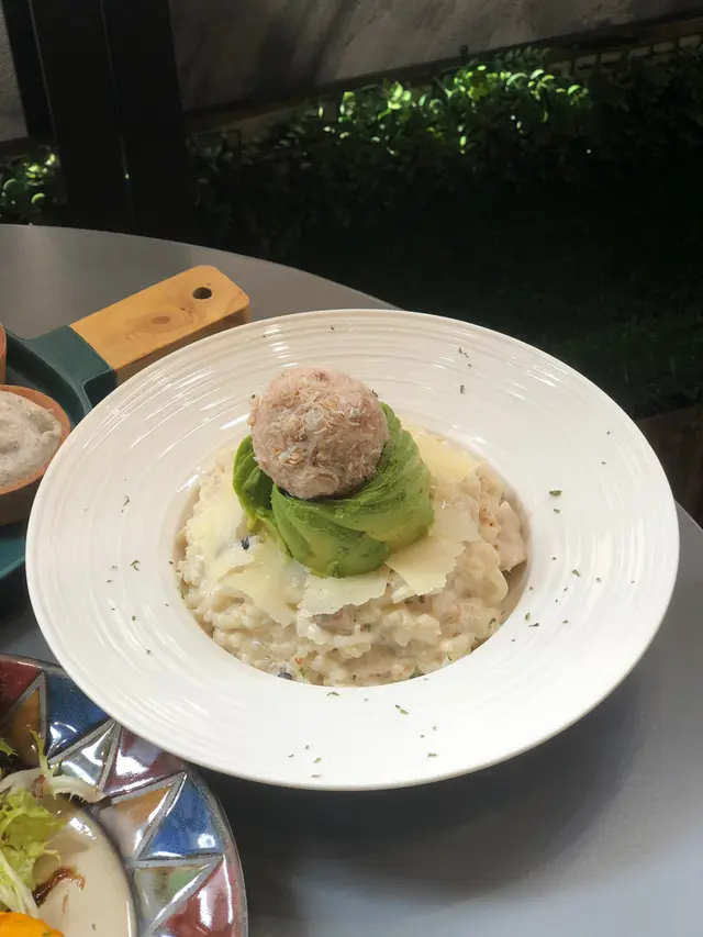 牛油果蟹肉意大利飯