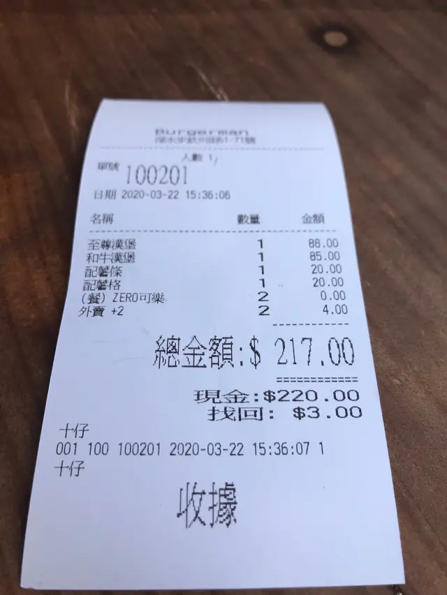 同朋友食左$217，已經飽哂