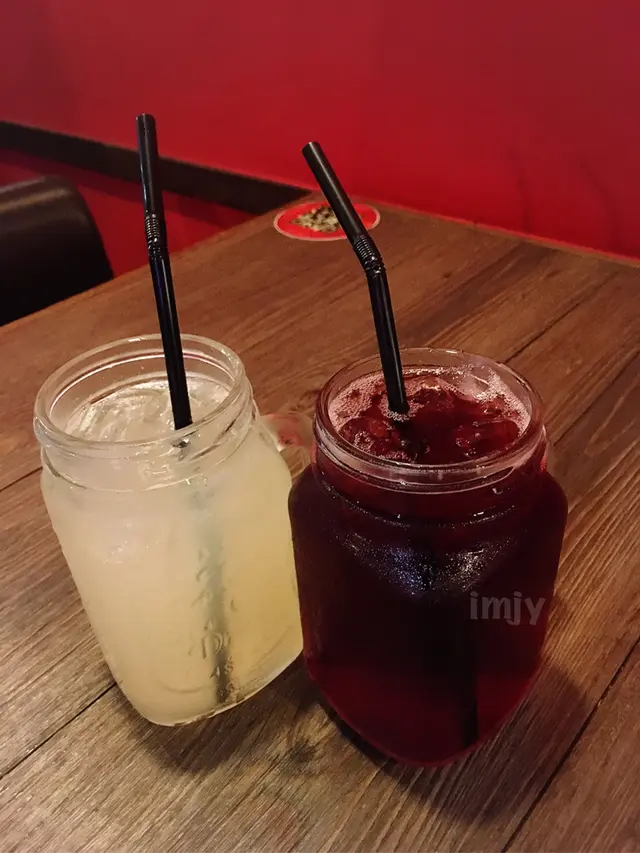 洛神花蜂蜜茶或丶青檸梳打蜂蜜