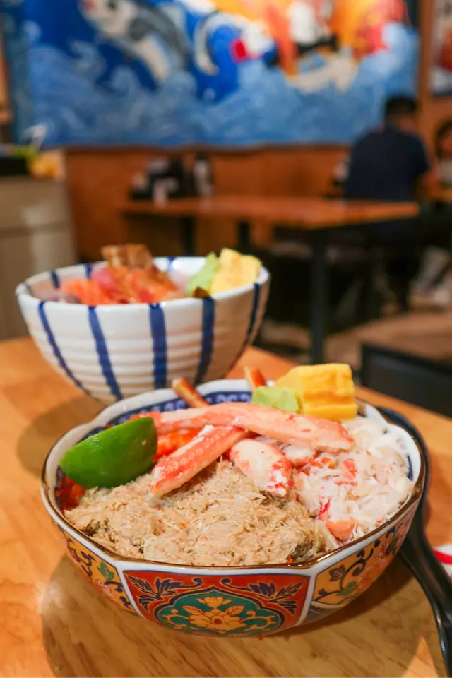 蟹三味丼
