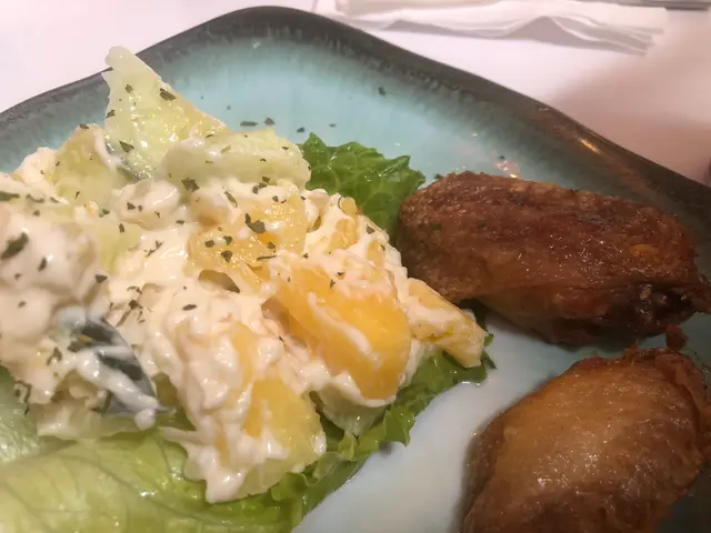 沙律雞中翼下午茶餐