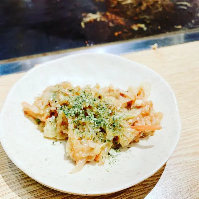 明太子年糕芝士文字燒