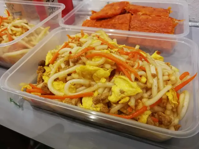 雞蛋黃蘿蔔炒淮山麵