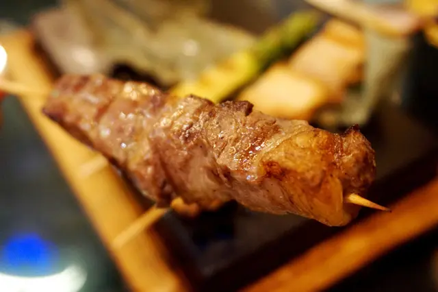 燒美國安格斯肉眼串