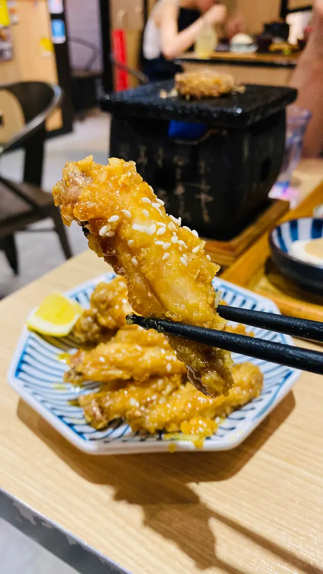 牛油蜜糖單骨雞翼