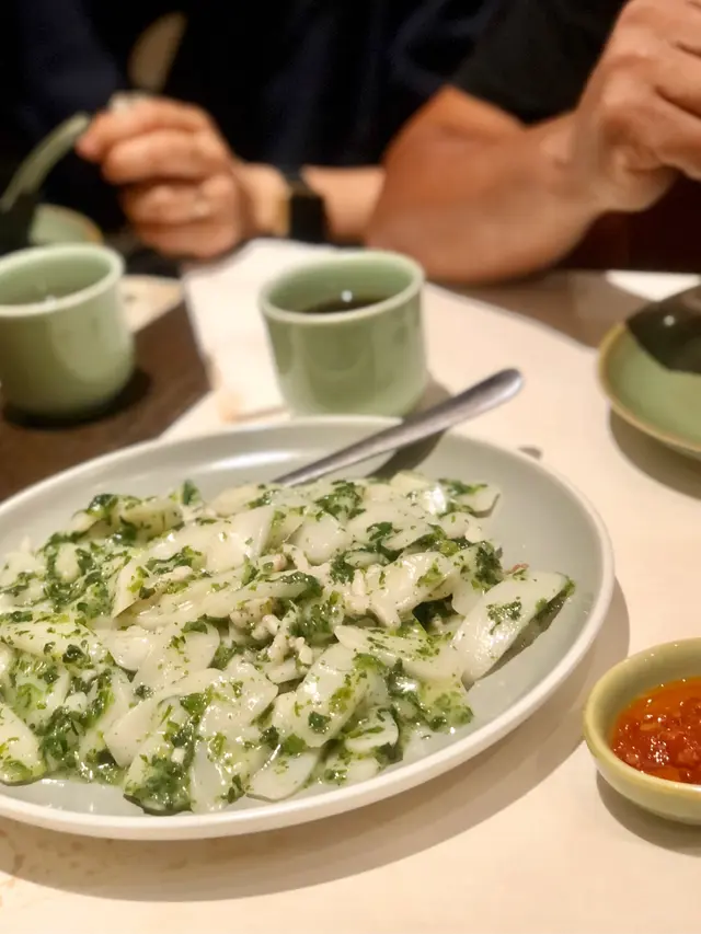 薺菜肉絲炒年糕