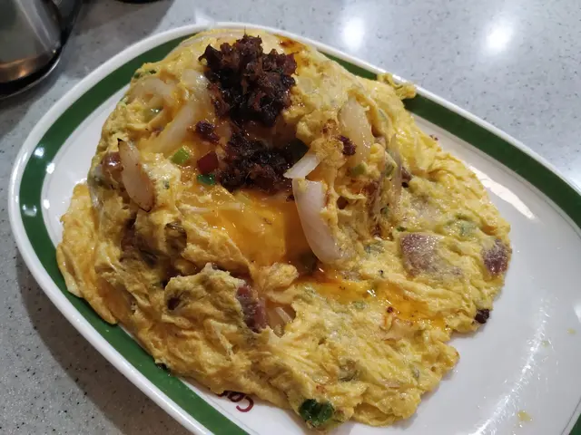 XO醬叉燒蔥花滑蛋飯