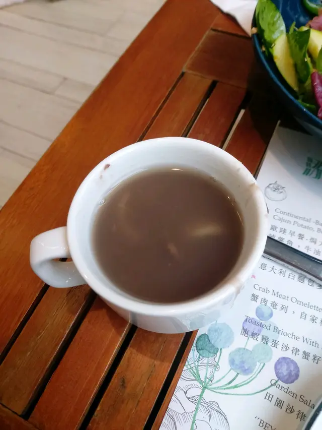 老闆送的紅豆沙