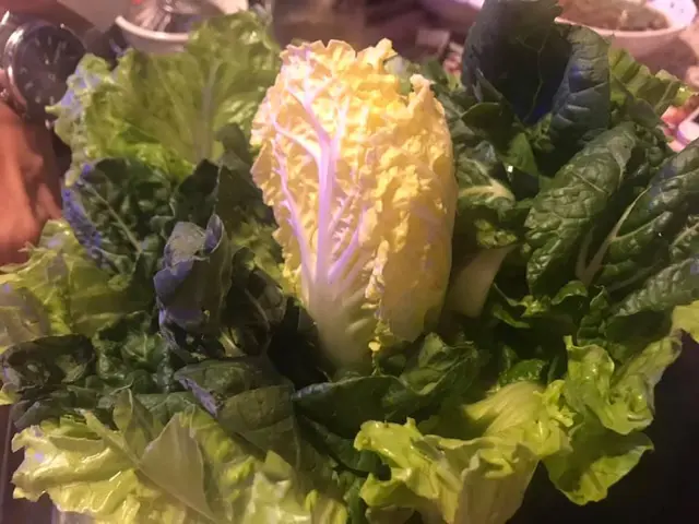 青菜併盤乙:娃娃菜、本地生菜、大白菜