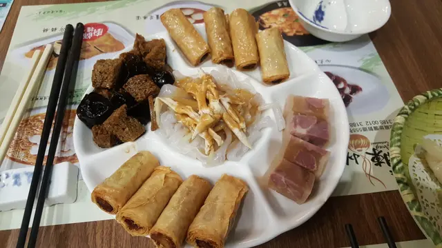 $108 --> $54; 要了2份脆皮素鵝, 最好味, 其他都ok