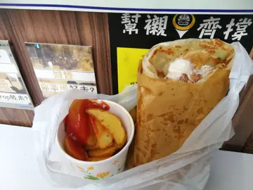 炸薯角及手抓餅