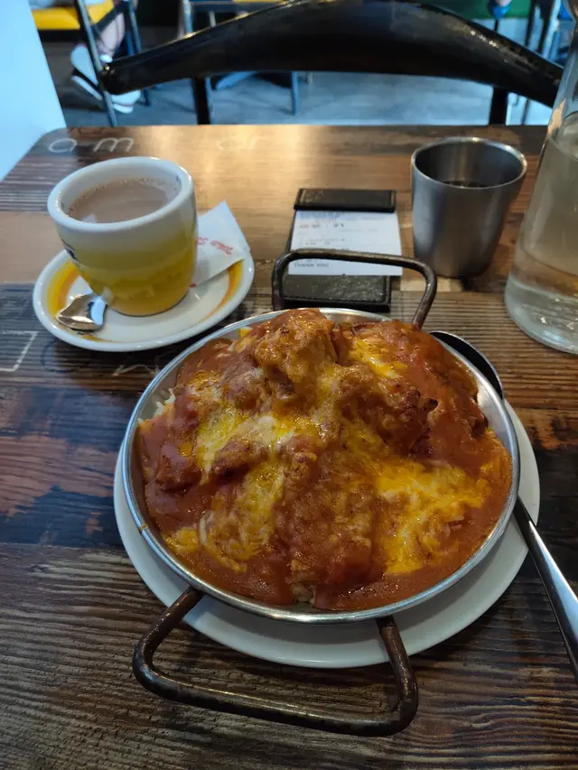 下午茶焗豬扒飯