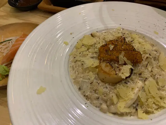 火炙海膽帶子黑松露意大利飯