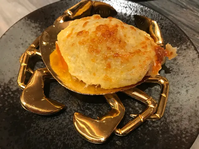 芝士焗釀鮮蟹蓋