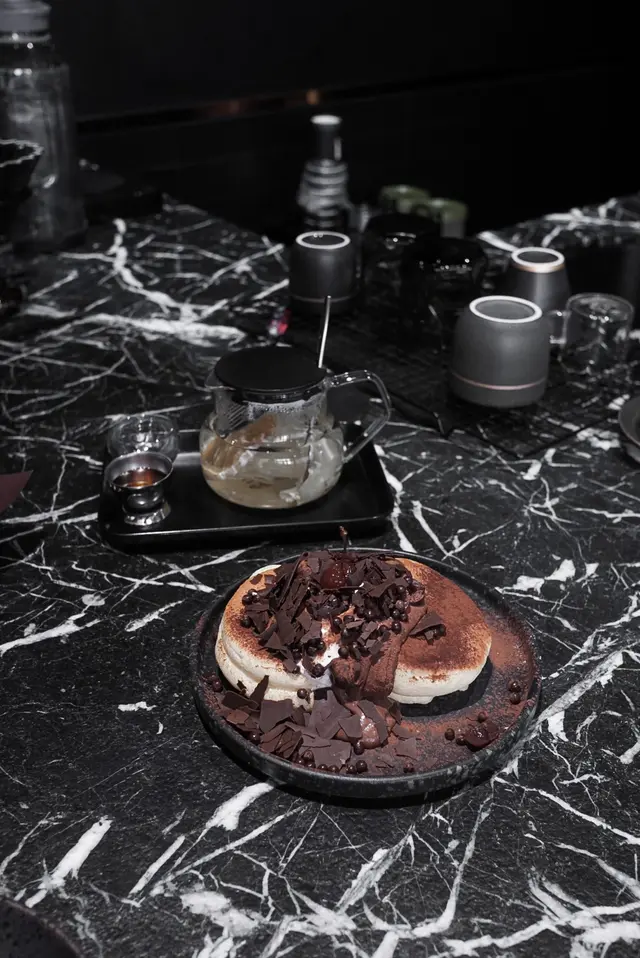 Black Forest Soufflé Pancakes