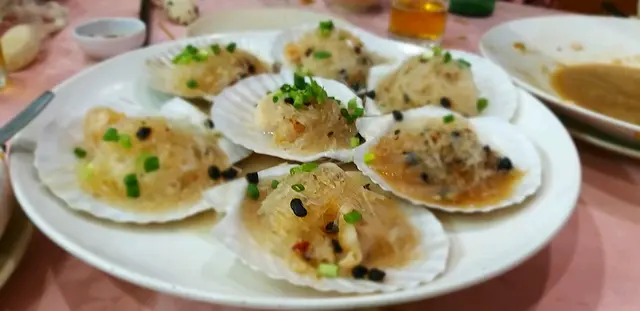 蒜泥蒸元貝