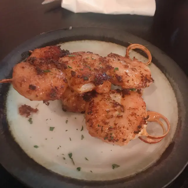 牛油卡真蝦仁串