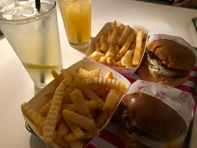 American cheese burger