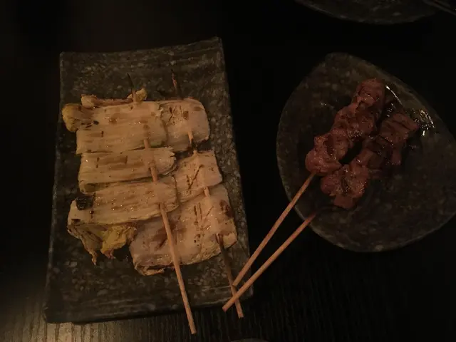 鹽燒安格斯 x2串($60)每串$30、汁燒娃娃菜x1碟($20),共$80