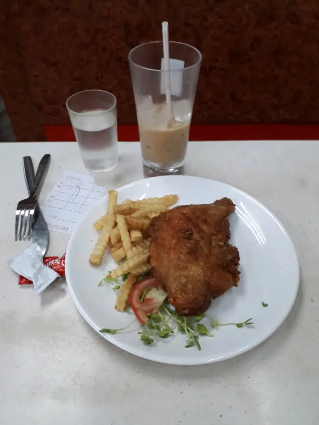 炸脆香雞髀配薯條