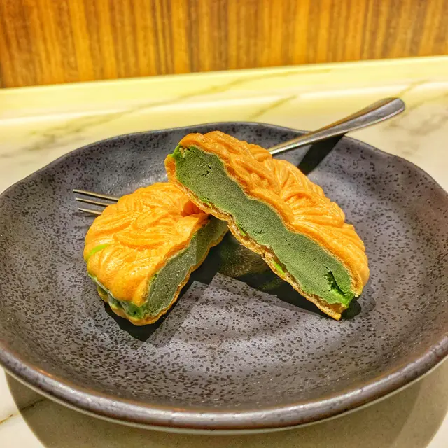 濃郁的抹茶味再配搭微脆既餅皮