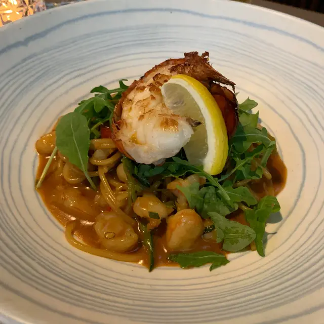 Lobster & Red Prawn Spaghetti