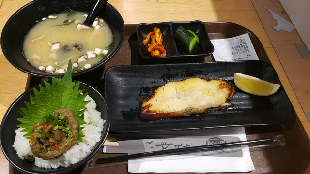 西京燒比目魚定食