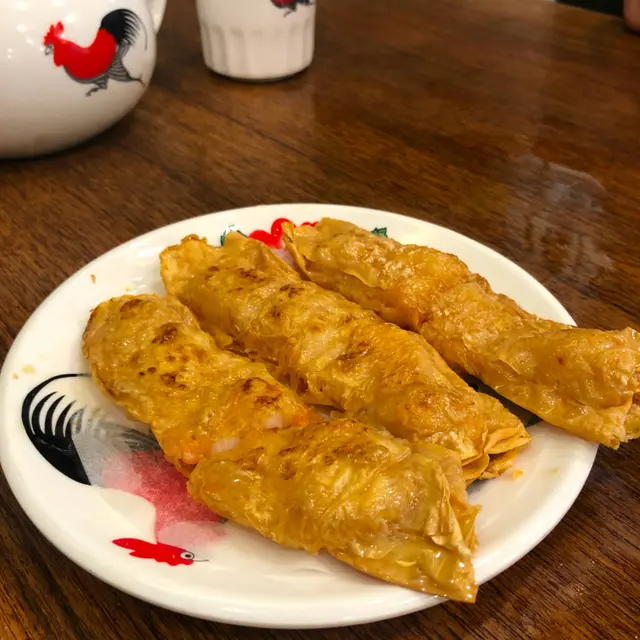 鮮蝦腐皮卷 $26