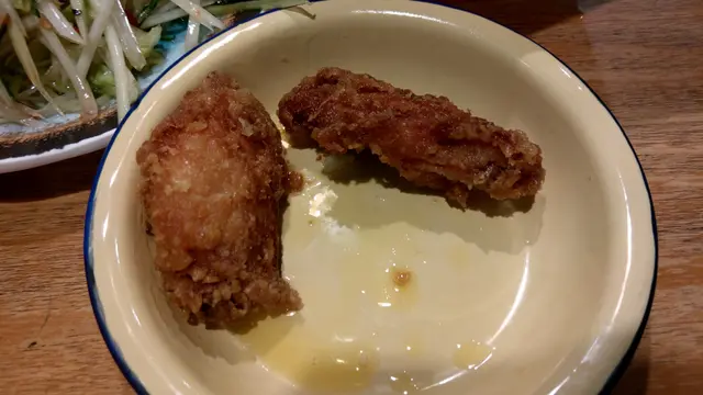 即叫即炸熱辣辣好香口惹味，保持肉汁！
