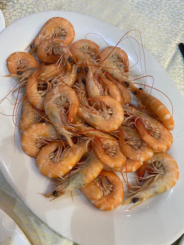 白灼九節蝦