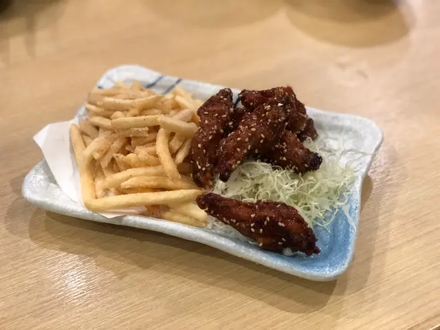 電擊雞翼炸薯條