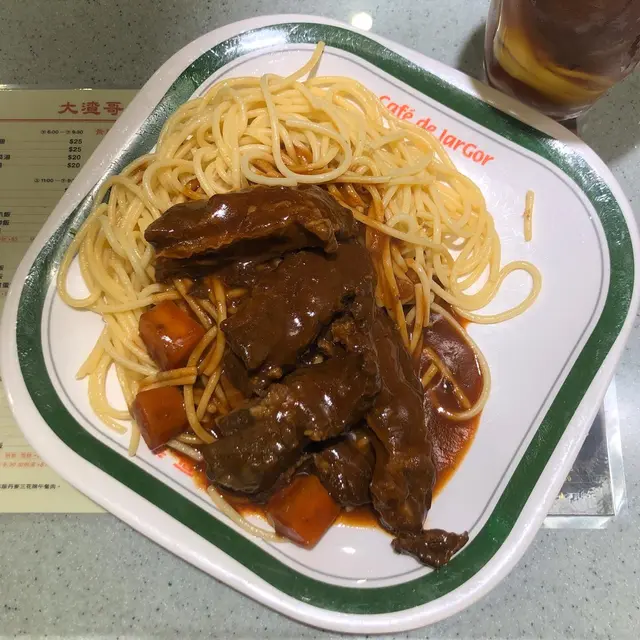 秘製威士忌牛肋肉意粉