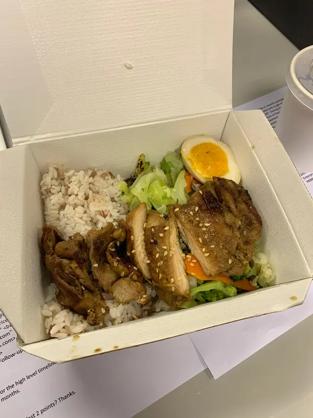 有機又好食😋，只是附送既茶太濃，有點削胃